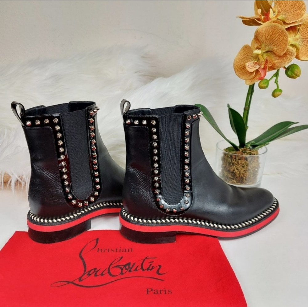 Christian Louboutin Studded Chelsea Boots